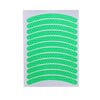 Jg-Phc-12 Children Bicycle Scooter Reflective Sticker Night Warning Riding Contour Sticker(Green)
