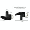 Bullhead Helmet Lock Hooks Front Universal No-Punch Motorcycle Bike Storage Hook(Black)