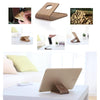 JS01 Wooden Desktop Phone Holder Universal Curved Wood Support Frame For Tablet Phones (Walnut)