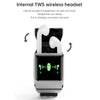 G36pro 1.3 inch IPS Screen Earphone Smart Watch,Support Blood Pressure Measurement / Sleep Monitoring(Black)