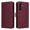 For Samsung Galaxy A56 5G BETOPNICE BN-005 2 in 1 Detachable Imitate Genuine Leather Phone Case(Wine Red)