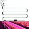 LED Plant Lamp Household Full Spectral Filling Hard Lamp Strip, Style: 50cm 4 Head(Pink Light AU Plug)