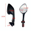 Motorcycle Modification Reversing Mirror Accessories For Kawasaki(Black)