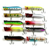 HENGJIA PO032 8cm/12g Simulation Hard Baits Fishing Lures with Hooks Tackle Baits Fit Saltwater and Freshwater (6#)