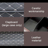 Car Trunk Foldable Storage Box, Rhombic Grid Middle Size: 40 x 32 x 30cm (Black)