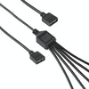5V 3-Pin Aura RGB Extension Cable (30cm, Black) for ASUS Motherboard