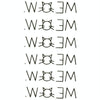 10 PCS Classic Black  Waterproof Temporary Tattoo Sticker(HC-213)