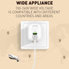 LDNIO A201 2.4A Dual USB Charging Head Travel Direct Charge Mobile Phone Adapter Charger With 8 Pin Data Cable (US Plug)