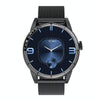 R6 1.32 inch Round Screen 2 in 1 Bluetooth Earphone Smart Watch, Support Bluetooth Call / Health Monitoring(Black Steel Strap)