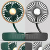 F303 Car USB Fan Car Shake Head Fan(Double Head Gold)