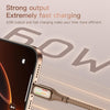 TOTUDESIGN CB-18-T 1.2m Glowing USB-A to USB-C / Type-C Charging Data Cable(Black)