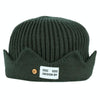 Unisex Autumn and Winter College Wind Crown Knit Hat, Hat Size:One Size(Army Green)