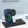 Yesido DS13 18W 4 in 1 Multifunctional Foldable Desktop Wireless Charging Stand(Black)