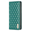 For Samsung Galaxy A56 5G Diamond Lattice Magnetic Leather Flip Phone Case(Green)