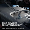 JOYROOM JR-CCN04 60W PD+QC3.0 Mini Metal Car Charger(Black)