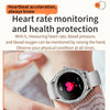 V66 1.28inch BT5.0 Smart Watch Support Heart Rate/ Sleep Detection, Style:Steel Strap(Silver)