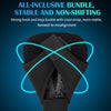 WEST BIKING Bike Cushion Cover Thick Silicone Quick Release Seat Cushion(Black)