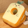 Students Double-sided Napping Pillow Office Nap Artifact Girls Sleeping Pillow, Style: L Bread
