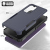 For Samsung Galaxy S24 FE 5G 2 in 1 PC + TPU Phone Case(Dark Blue)