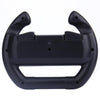 For Nintendo Switch Joy-Con Controller (Not Included) Semicircle Gaming Steering Wheel(Black)