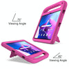 For Lenovo Tab P11 Gen 2 11.5 Handle EVA Shockproof Tablet Case with Holder(Rose Red)