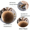 Fur Pom Keychains Fake Rabbit Fur Ball Keychain(pink)