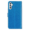 For Samsung Galaxy A26 5G Glitter Powder Flip Leather Phone Case(Blue)