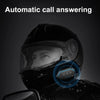 X6 Helmet Bluetooth Headset Wireless Waterproof Moto Handsfree Stereo Headphone(Hard Pipe Wheat)