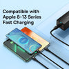 Baseus Flash Series II 1.2m USB + Type-C to Micro USB + 8 Pin + Type-C 100W Fast Charging Cable(Black)
