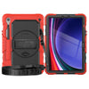 For Samsung Galaxy Tab S9 / S9 FE Silicone + PC Tablet Case(Red+Black)