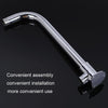 With Base Top Spray Rod Shower Tube Stainless Steel Shower Outlet Pipe Elbow, Size: 29.5cm