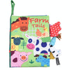 Tail Cloth Book Baby Enlightenment 3D Early Education Cloth Book(Farm)