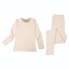 Antibacterial Double-faced Fleece Winter Thickened Constant Temperature Underwear, Size: XL(Beige)