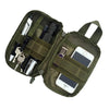 1000D Nylon Bag Outdoor Waist Fanny Pack Mobile Phone Key Mini Tools Waterproof Sport Pouch(Green)