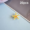20pcs Luminous Ocean Series PVC Soft Rubber Cave Shoes Decorative Buckle(03)