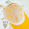 C0408 Spring Smiley Pattern Baby Peaked Cap Sunscreen Shade Baseball Hat, Size: 48-52cm(Blue)