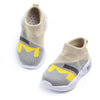 D2232 Breathable Baby Walking Shoes Fly Woven Mesh Children Casual Shoes, Size: 21(Gray)