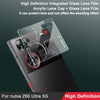 For ZTE nubia Z60 Ultra 5G imak Integrated Rear Camera Lens Tempered Glass Film with Lens Cap