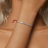 S925 Sterling Silver Zircon Lucky Braided Adjustable Bracelet(SCB269)