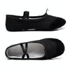 Flats Soft Ballet Shoes Latin Yoga Dance Sport Shoes for Children & Adult(Black)