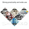 12mm Dual-use Opening Plum Ratcheting Angled Wrench , Length: 16.5cm(Silver)