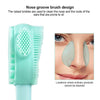 Hand-Held Silicone Cleansing Brush And Mask Brush Green Single Head