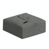 5x5x2.5cm Ring Holder Gray Jewelry Display Microfiber Jewelry Props Display Rack