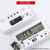 LCD Electronic Desk Clock Digital Display Multifunctional Temperature And Humidity Meter Alarm Clock, Model: 2158L With Light Black