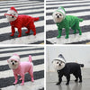 Waterproof Dog & Cat Raincoat with Visor & Shoes, XL Black