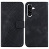 For Samsung Galaxy A36 5G / A56 5G Seven-shaped Embossed Leather Phone Case(Black)