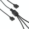 5V 3-Pin Aura RGB Motherboard Splitter Cable (Black, 30cm)