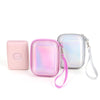 For FUJIFILM Instax Mini EVO  Link LiPlay PU Leather Camera Bag  With Wrist Strap(Phantom Silver)