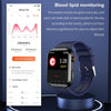 ET210 1.91 inch IPS Screen IP67 Waterproof Leather Band Smart Watch, Support Body Temperature Monitoring / ECG (Brown)