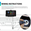A3135 7 Inch HD Wired Smart Screen With Wireless CarPlay + Android Auto + Android With With 64G Memory Card